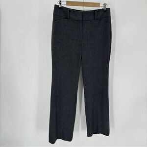 WHITE HOUSE BLACK MARKET Pants Women 8 THE BOOT Dress Slacks Trouser Black Lined